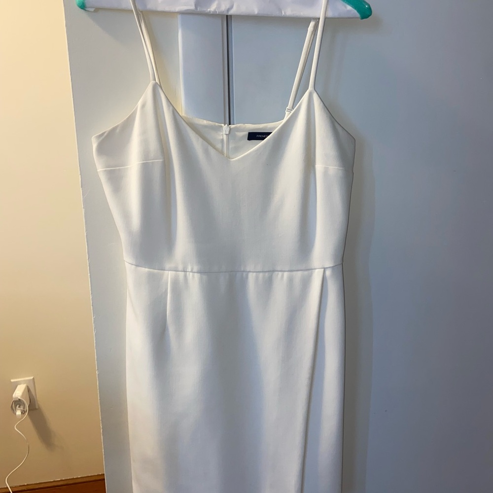 French Connection Strapless White Dress